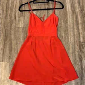 MNG red dress